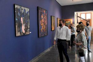 El museo de Bellas Artes alberga la exposición «La selva misteriosa del color» del pintor Juan Francés