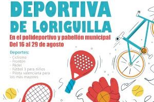 Loriguilla celebrará su tradicional Semana Deportiva del 16 al 29 de agosto