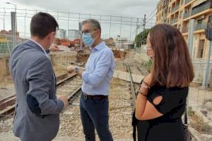 Burjassot contará con 800 metros de espacio verde por el soterramiento de las vías del metro