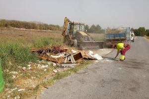 El Ayuntamiento de Villena recuerda las normas y horarios de la recogida de enseres y gestión de residuos en diseminados