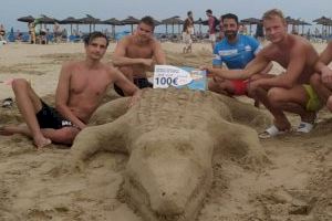 Niños, jóvenes y adultos: grandes artistas en el concurso de ‘Figuras de Arena en la Playa’