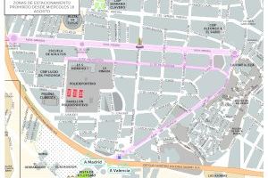 Calles y Avenidas afectadas con motivo del paso de la vuelta ciclista a España