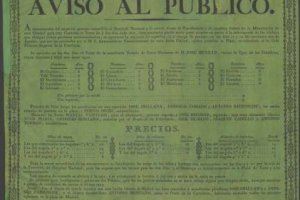 La Biblioteca Valenciana data un cartel taurino de 1822 de la ciudad de València