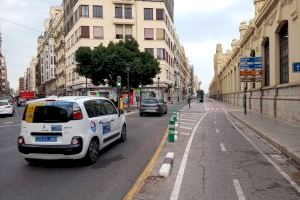 La Generalitat reabre al tráfico la calle Alicante tras instalar el sistema de ventilación de la estación de Alacant de la L10 de Metrovalencia