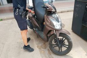 Detenido tras realizar varios hurtos en Alboraya con una moto robada