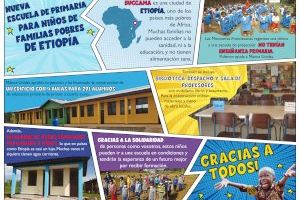 Manos Unidas Valencia construye y equipa una escuela en Etiopía para 300 niños de familias sin recursos