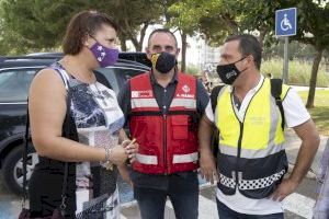 La Diputació de Castelló es posa a la disposició de les famílies desallotjades per l'ensulsiada de Peníscola