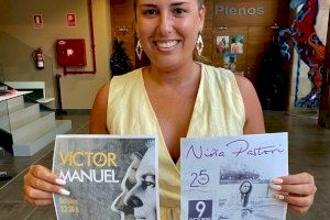 Niña Pastori y Víctor Manuel, los conciertos estrella de las fiestas de octubre de Oropesa del Mar