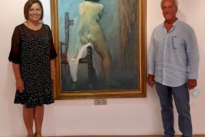 L’escultor i pintor benicarlando Jorge Borrás fa donació d’una obra pictòrica al Mucbe
