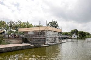 La restauración del embarcadero de la Gola del Pujol finalizará el 17 de septiembre
