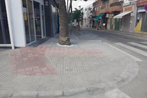 El Ayuntamiento de Paterna mejora la accesibilidad de la plaza Puerta del Sol de la Canyada