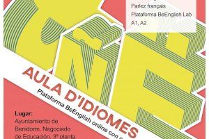 Benidorm abre la matrícula para el ‘Aula d’Idiomes’ con inglés, francés y español para extranjeros