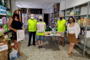 La Associació de Parcs i Polígons Ribera Baixa recolecta más de 1.000 kilos de alimentos para Cáritas