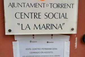 Compromís per Torrent pide explicaciones al gobierno de Ros ante el cierre del principal Centro Social de la ciudad en agosto