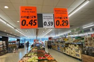 Los agricultores valencianos denuncian una oferta de Lidl de sandía a 0,29 €/kg