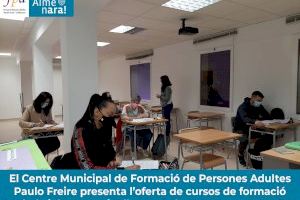 El Centre Municipal de Formació de Persones Adultes Paulo Freire d'Almenara obri la matrícula per al pròxim curs
