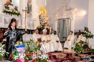 El cardenal Cañizares preside una eucaristía en las fiestas patronales en honor a la Virgen del Remedio de Utiel, su localidad natal