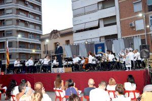 Concierto de la Agrupación Musical Santa Cecilia en la Pl. Jaume I
