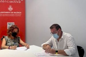 València Activa y AJEV firman un convenio para el fomento de la consolidación y la igualdad en el ámbito empresarial
