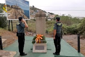 La Guardia Civil de Castellón honra en un acto simbólico a los primeros guardias civiles que dieron su vida durante un servicio humanitario