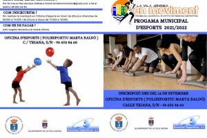 La Vila Joiosa abre el plazo de inscripción para el programa de actividades deportivas municipales