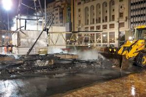Les falles de l'àrea metropolitana de València han generat vora 3.000 tones de cendres