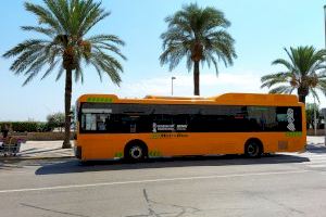El servicio de transporte urbano de Sagunto prueba modelos de movilidad sostenible con un nuevo autobús 100% eléctrico