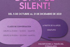 Sant Antoni de Benaixeve ofereix el taller en línia "Don't be silent!" de conversa en anglés