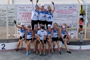 El equipo femenino de Dragon se cuelga el bronce en la Copa de España Dragón Boat 12DB en 200 mts