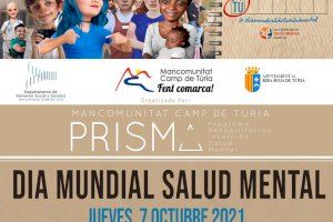 La Mancomunitat Camp de Túria celebra el Día Mundial de Salud Mental con una jornada en Riba-roja de Túria