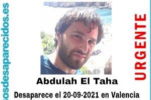 Busquen a un jove de València que va desaparéixer dilluns passat