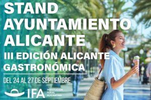 El Ayuntamiento de Alicante y APEHA participan en Alicante Gastronómica con un stand propio presentando las mejores tapas, arroces y vinos de nuestra ciudad