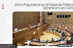 Puig anuncia en el Debat de Política General les noves restriccions per a la Comunitat