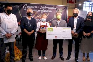 Olga Anikina, ganadora del Concurso de Cocina Profesional del Dátil de Elche de la UMH