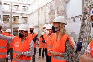 Castelló avanza en la construcción del Centro de Envejecimiento Activo tras finalizar la fase de derribo