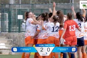L'equip de futbol 11 femení de la Universitat d'Alacant guanya el Campionat d'Espanya Universitari