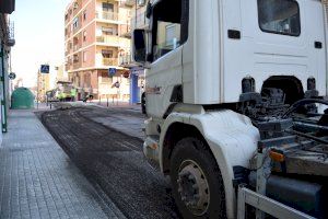 Comienza la renovación del asfaltado en tramos de más de veinte calles de Burjassot