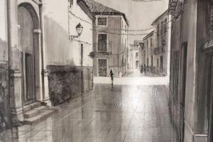 L’obra dedicada a l’Església de Canals, de l’artista Francisco Pérez, guanya el primer premi del “Concurs de Pintura a l’aire lliure Vila de Canals”