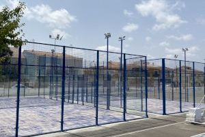 Comienza el cobro por la utilización de las pistas de pádel y tenis del Polideportivo Municipal de San Antonio de Benagéber