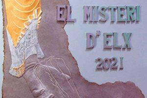 José Fuentes representa la unión del alma y cuerpo de la Virgen en el cartel del Misteri de 2021
