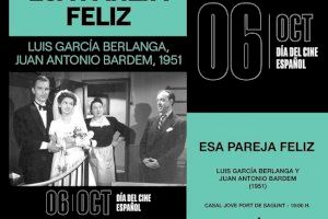 El Día del Cine Español se celebra con la proyección de Esa pareja feliz (1951)