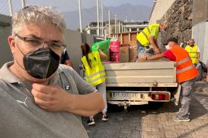 Un castellonenc viatja a la Palma per a ajudar als afectats pel volcà