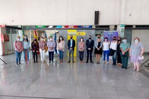 Subdelegación del Gobierno en Castelló con la colaboración de Adif acercan a Castelló la exposición “No seas cómplice”