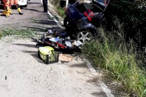 Accident mortal a Xeresa: un vehicle es precipita des de dos metres a una sèquia