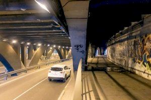 Talls de trànsit al túnel de Gran Via per les obres de Metrovalencia a Bailén