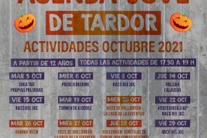 Nuevos talleres y actividades de Halloween en la Agenda de Octubre de la Casa de la Juventud de Paterna