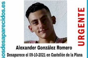 Joven desaparecido en Castellón