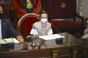 Primer discurs oficial de Nerea López com a Fallera Major Infantil de València 2022