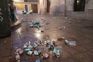 El botellón “se le ha ido de las manos del Gobierno de Ribó y PSOE”, ya se extiende en muchos puntos de la ciudad