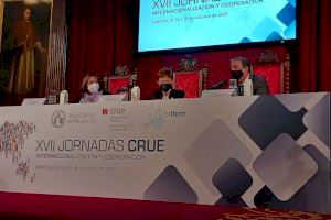 Pérez Garijo ha clausurado las XVII Jornadas CRUE-Internacionalización y Cooperación organizadas por la Universitat de València